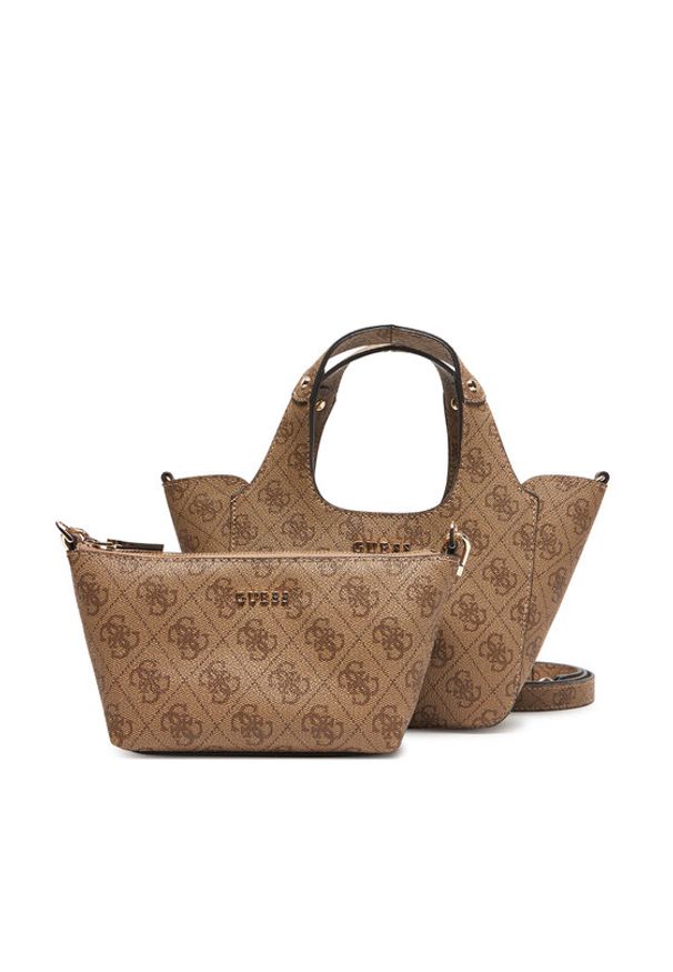 Guess Torebka HWSG73 34750 Brązowy. Kolor: brązowy. Materiał: skórzane