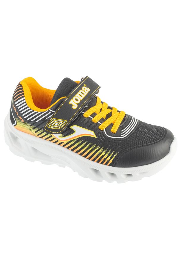 Joma - Buty sportowe Sneakersy chłopięce, Aquiles Jr 26 JAQUIS. Kolor: czarny. Sport: turystyka piesza