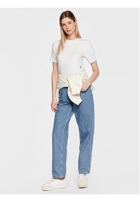 Calvin Klein Jeans Bluzka J20J220774 Biały Regular Fit. Kolor: biały. Materiał: wiskoza #2