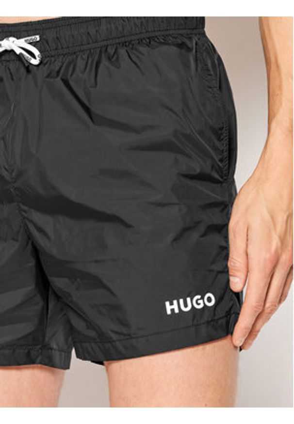 Hugo Szorty kąpielowe Haiti 50469312 Czarny Regular Fit. Kolor: czarny. Materiał: syntetyk