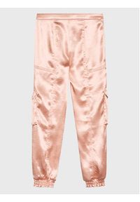 Guess Spodnie dresowe J3GB08 WECV2 Różowy Relaxed Fit. Kolor: różowy. Materiał: syntetyk