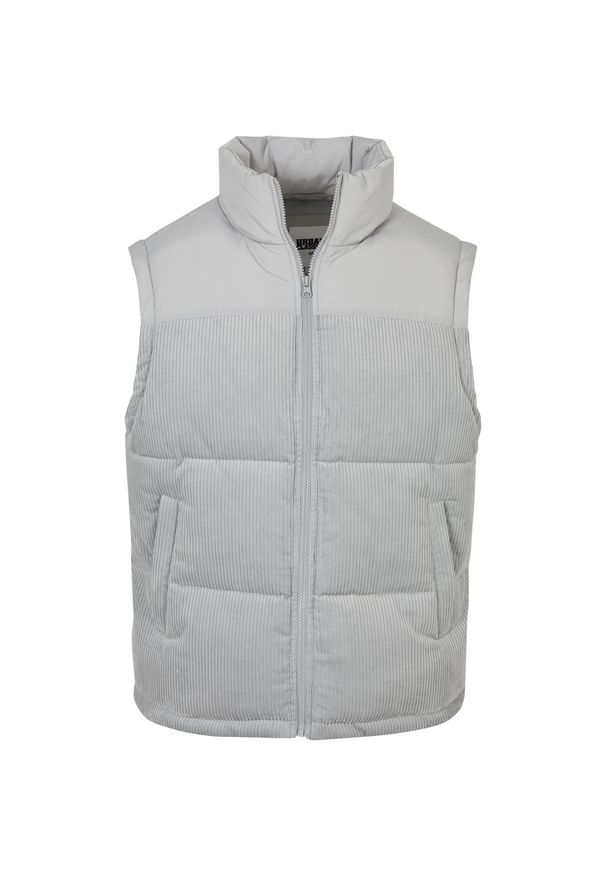 Kurtka puchowa Urban Classics Cord. Kolor: szary. Materiał: puch