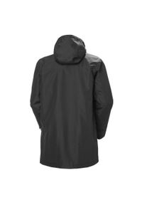 Kurtka przeciwdeszczowa męska Helly Hansen Dubliner Insulated Long. Kolor: czarny. Sport: turystyka piesza
