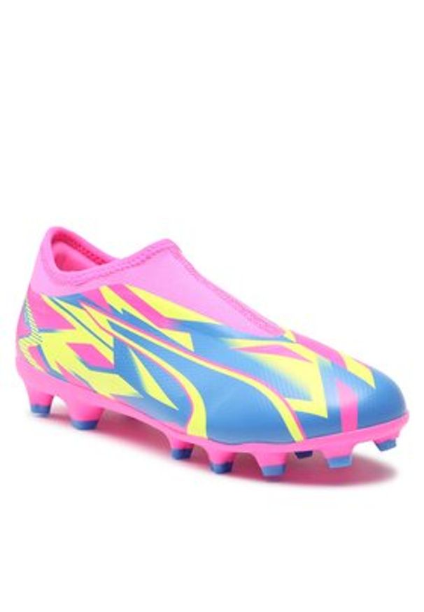 Puma Buty do piłki nożnej Ultra Match Ll Energy Fg/Ag Youth 107555 01 Różowy. Kolor: różowy. Materiał: materiał
