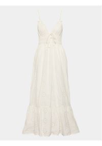 Gina Tricot Sukienka letnia 20049 Biały Regular Fit. Kolor: biały. Materiał: bawełna. Sezon: lato #1