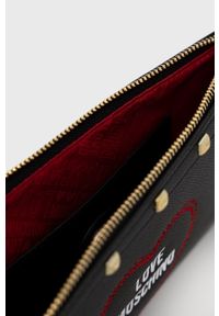 Love Moschino kopertówka kolor czarny. Kolor: czarny. Rodzaj torebki: na ramię #4