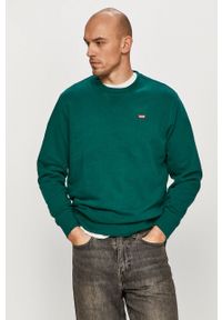 Levi's® - Levi's - Bluza bawełniana. Okazja: na spotkanie biznesowe, na co dzień. Kolor: zielony. Materiał: bawełna. Wzór: gładki. Styl: biznesowy, casual #1