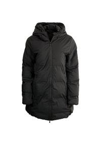 EUREKA! - Eureka czarna kurtka zimowa dla kobiet: elegancka i wodoodporna. Kolor: czarny. Sezon: zima. Styl: elegancki
