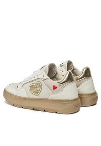 Love Moschino - LOVE MOSCHINO Sneakersy JA15204G1IJC290A Złoty. Kolor: złoty. Materiał: skóra #4
