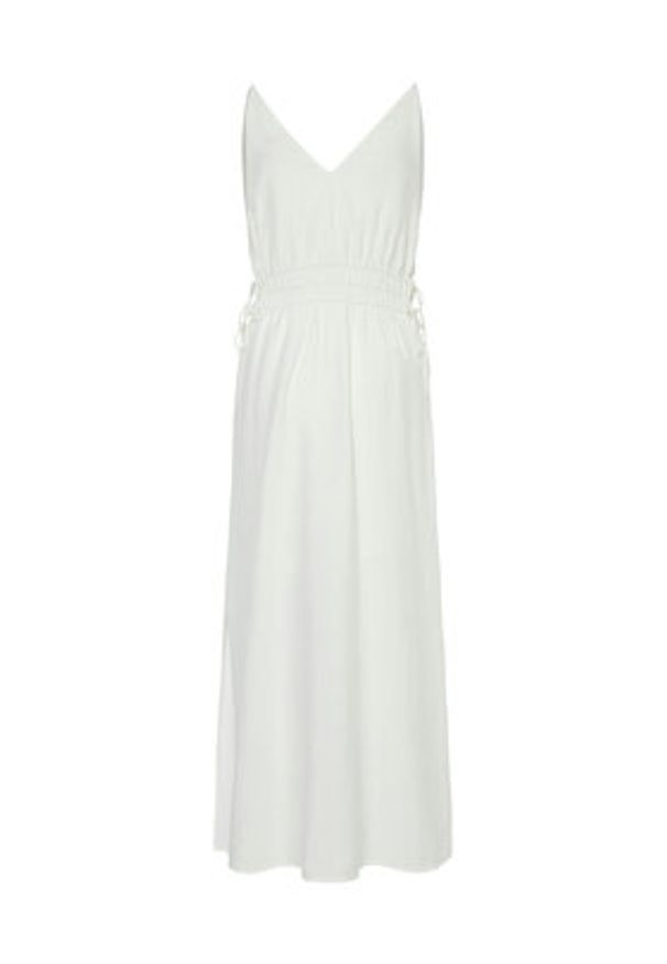 YAS Sukienka letnia Dazly 26037101 Biały Regular Fit. Kolor: biały. Materiał: wiskoza. Sezon: lato
