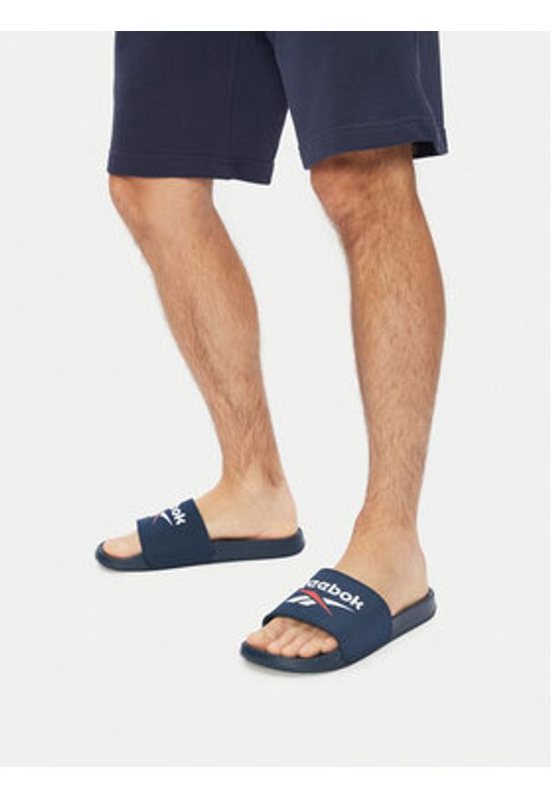 Reebok Klapki SS25-3C069-2 Granatowy. Kolor: niebieski. Materiał: syntetyk