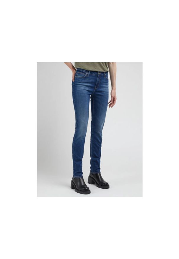 Lee - LEE ELLY DAMSKIE SPODNIE JEANSOWE JEANSY DŻINSY NIGHT SKY L305HAIM