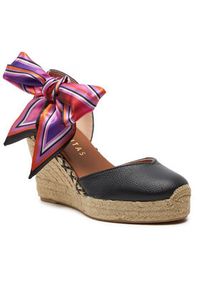 Hispanitas Espadryle HV243382 Czarny. Kolor: czarny. Materiał: skóra #5