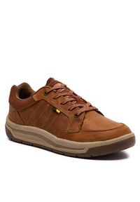 CATerpillar Sneakersy Apa Cush P725847 Brązowy. Kolor: brązowy. Materiał: skóra #5