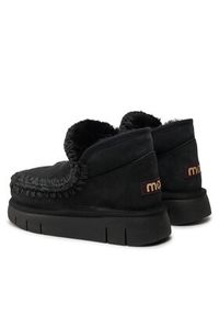 Mou Śniegowce Eskimo Bounce Sneaker FW531009A Czarny. Kolor: czarny. Materiał: skóra