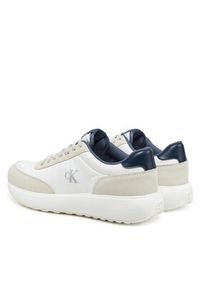 Calvin Klein Jeans Sneakersy Athleisure Runner Laceup Mix YM0YM01195 Biały. Kolor: biały. Materiał: materiał #5