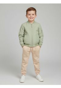 Sinsay - Spodnie jogger z przeszyciami - beżowy. Kolor: beżowy #1