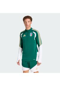 Adidas - Koszulka treningowa Włochy 26 Tiro. Kolor: zielony. Materiał: dresówka. Sport: piłka nożna #1