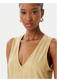 LOLA CASADEMUNT Sukienka letnia LS2616038 Beżowy jasny Regular Fit. Kolor: beżowy. Materiał: syntetyk. Sezon: lato #3