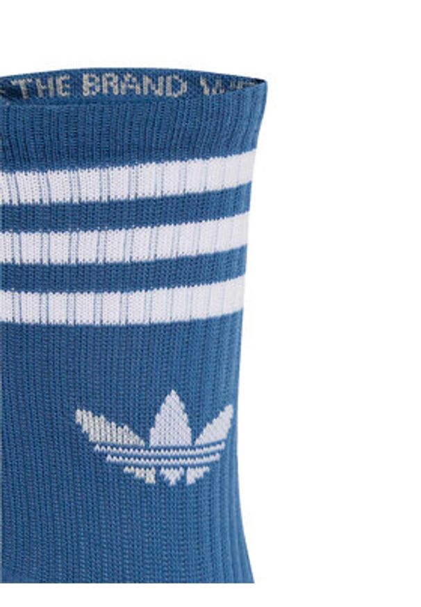 Adidas - adidas Skarpety długie 3-Stripes JZ4941 Kolorowy. Materiał: bawełna. Wzór: kolorowy