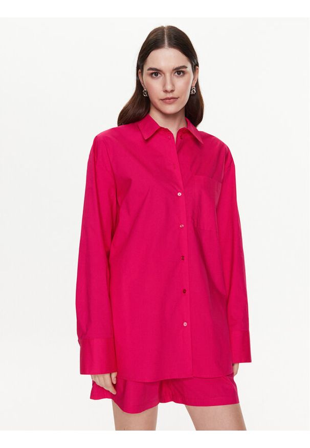 Herskind Koszula Henriette 4704610 Różowy Regular Fit. Kolor: różowy. Materiał: bawełna