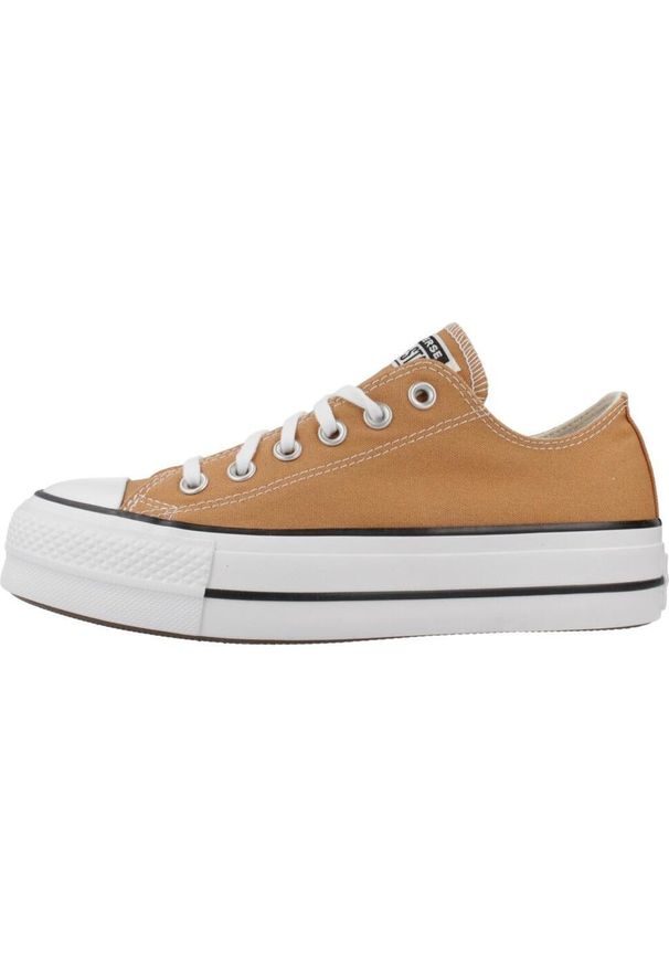 Tenisówki Converse Model Chuck Taylor All Star Lift Ox Kolor Brązowy. Kolor: brązowy. Materiał: tkanina