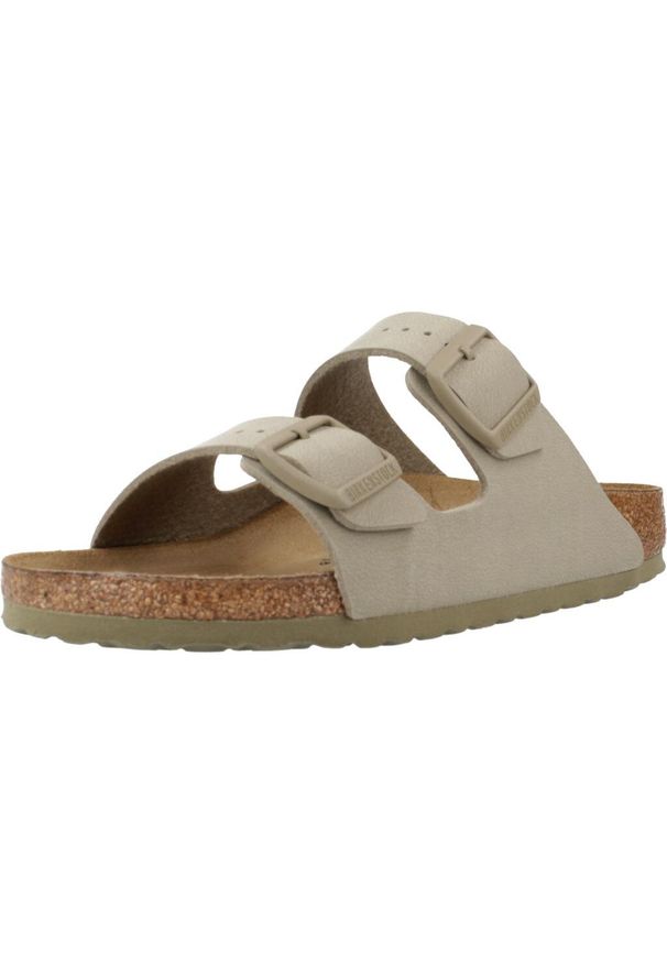Klapki damskie Birkenstock Arizona Faded. Kolor: brązowy, wielokolorowy. Materiał: syntetyk, materiał. Sezon: lato. Sport: turystyka piesza