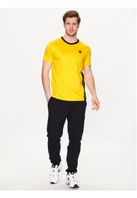 Le Coq Sportif T-Shirt 2310027 Żółty Regular Fit. Kolor: żółty. Materiał: bawełna #3
