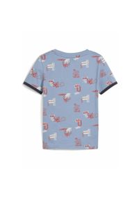 Puma - Dziecięca koszulka Little Runners PUMA Cool Blue. Kolor: niebieski. Sport: joga i pilates