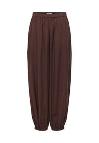 only - ONLY Spodnie materiałowe Scarly 15380514 Brązowy Relaxed Fit. Kolor: brązowy. Materiał: materiał #1