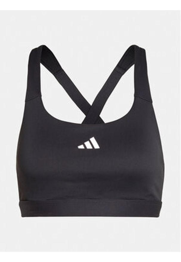 Adidas - adidas Biustonosz sportowy TLRDREACT IQ3382 Czarny. Kolor: czarny. Materiał: syntetyk