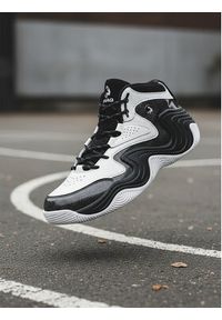 Shaq Sneakersy EOSS-JUGGERNAUT AQ95041M-BW Biały. Kolor: biały. Materiał: skóra #5