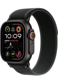 APPLE - Smartwatch Apple Watch Ultra 2 GPS + Cellular 49mm Black Titanium Case Trail Loop M/L Czarny (MX4V3). Rodzaj zegarka: smartwatch. Kolor: czarny