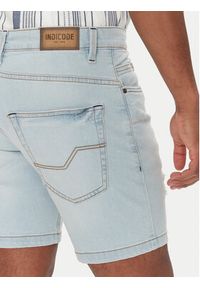 INDICODE Szorty jeansowe Sejer 70-849 Niebieski Slim Fit. Kolor: niebieski. Materiał: bawełna