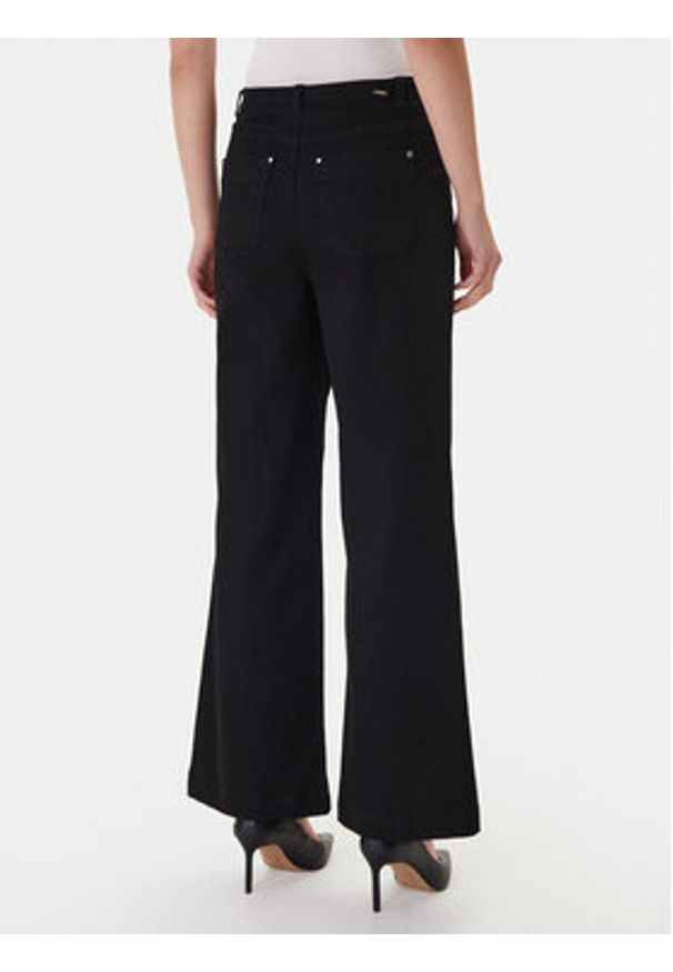 Morgan Jeansy 261-PSOFT1 Czarny Wide Leg. Kolor: czarny