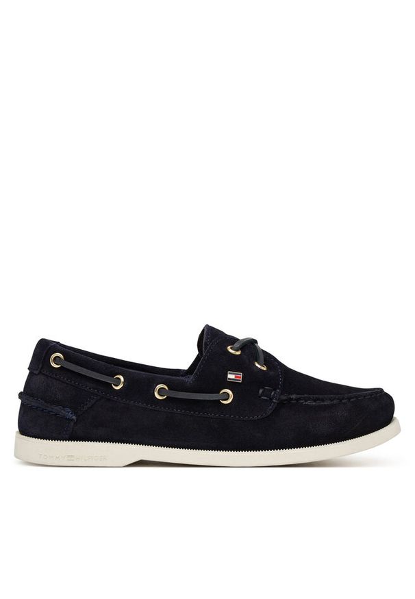 TOMMY HILFIGER - Mokasyny Tommy Hilfiger. Kolor: niebieski