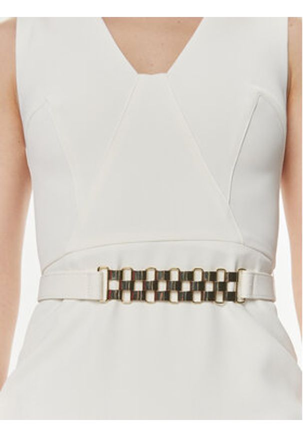 Marciano Guess Sukienka koktajlowa 4GGK31 7070A Écru Regular Fit. Materiał: syntetyk. Styl: wizytowy