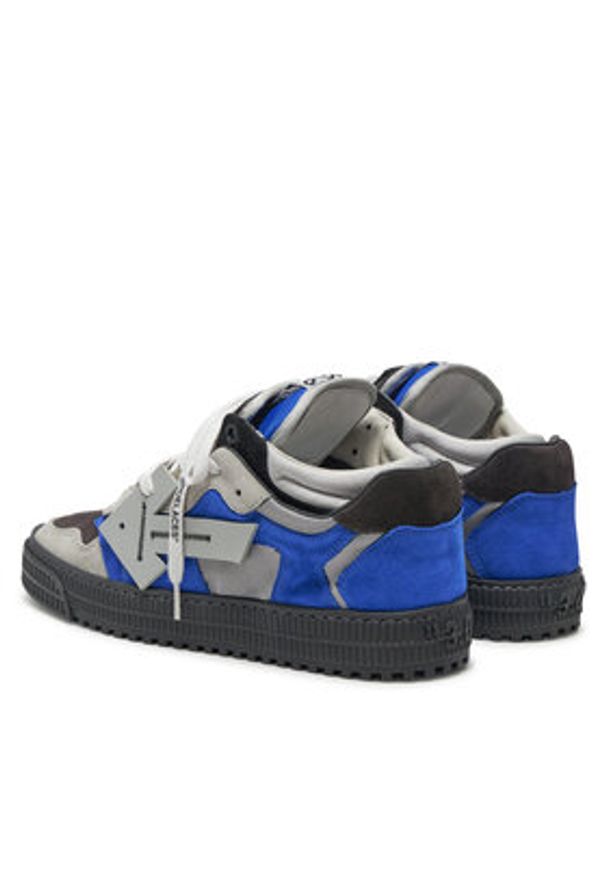 OFF-WHITE - Off-White Sneakersy OMIA244F23LEA0011069 Szary. Kolor: szary. Materiał: skóra, zamsz