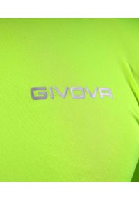 Męski T-shirt Sportowy Givova Corpus 2 - 2XL - Oddychający i Elastyczny. Kolor: żółty. Sport: piłka nożna