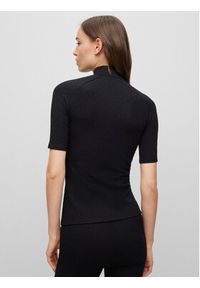 BOSS - Boss Bluzka Etabia 50494164 Czarny Extra Slim Fit. Kolor: czarny. Materiał: syntetyk #3