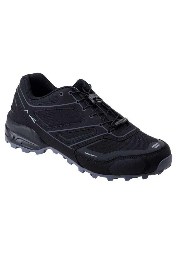 Elbrus - Buty Górskie Męskie Denov. Kolor: szary, wielokolorowy, brązowy, czarny. Sport: turystyka piesza