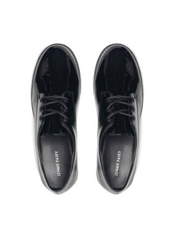 Jenny Fairy Oxfordy DESIREE WYL1906-13 Czarny. Kolor: czarny. Materiał: syntetyk