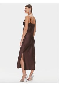 Imperial Sukienka koktajlowa AB5MGBA Brązowy Regular Fit. Kolor: brązowy. Materiał: syntetyk. Styl: wizytowy #3