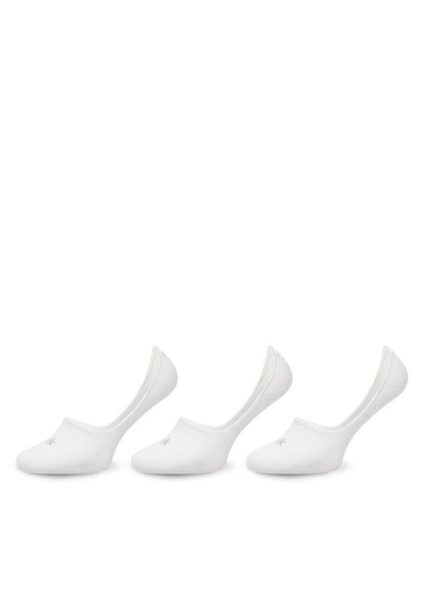 Calvin Klein Stopki 701234367 Biały. Kolor: biały. Materiał: bawełna