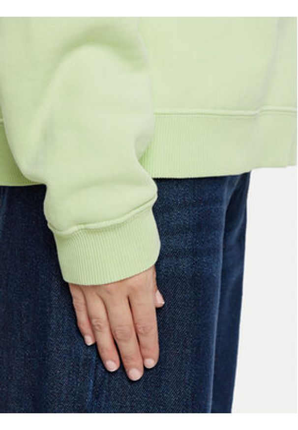 Roxy Bluza Lineup ERJFT04864 Zielony Relaxed Fit. Kolor: zielony. Materiał: bawełna