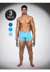 Sinsay - Bawełniane bokserki Long 3 pack - wielobarwny. Materiał: bawełna #1