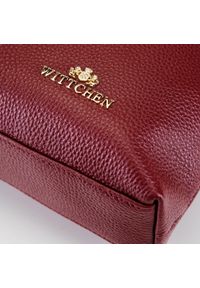Wittchen - Damska torba na laptopa skórzana elegancka. Kolor: czerwony. Materiał: skóra. Styl: elegancki #2