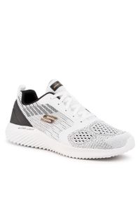 skechers - Sneakersy Skechers Verkona 232004/WBK White/Black. Kolor: biały. Materiał: materiał