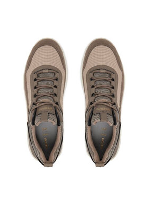 Geox Sneakersy D Spherica 4X4 B Abx D5626C 0119J C5XQ6 Beżowy. Kolor: beżowy. Materiał: materiał