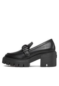 Stuart Weitzman Półbuty Maverick Soho Loafer SF624 Czarny. Kolor: czarny. Materiał: skóra